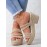 Multi Braided Straps Platform Chunky Heel Espadrille Sandals