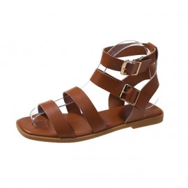 Casual Plain Strappy Sandals