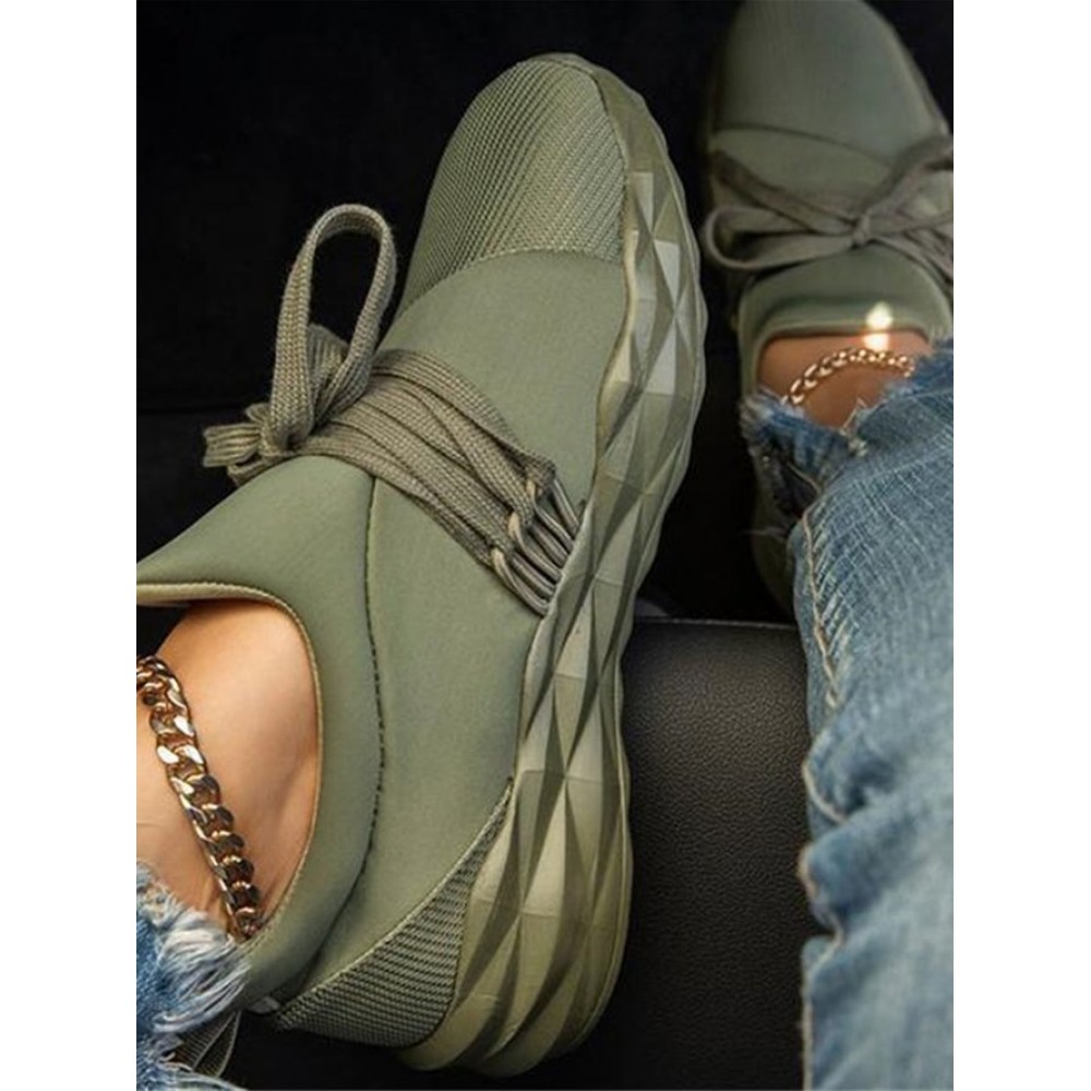 All Season Casual Daily Flat Heel Sneakers