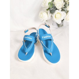 Soft Platform Thong Sandals
