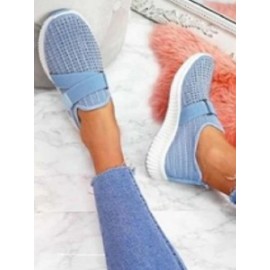 Rhinestone Flyknit Breathable Upper Sneakers