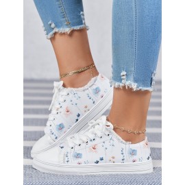 Floral Casual Canvas  Shoes