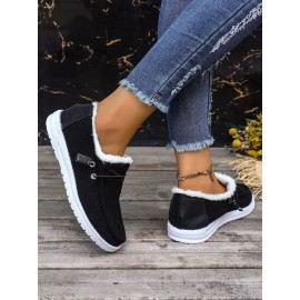 Casual Plain Lace-Up Flat Heel Loafers