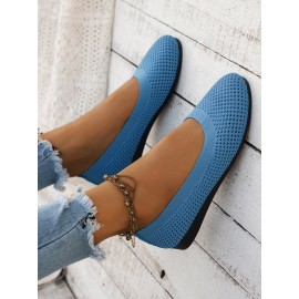 Breathable Hollow out Mesh Fabric Casual Shallow Shoes