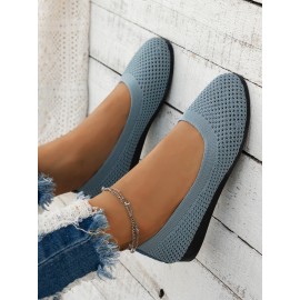 Breathable Hollow out Mesh Fabric Casual Shallow Shoes