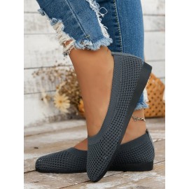 Breathable Hollow out Mesh Fabric Casual Shallow Shoes