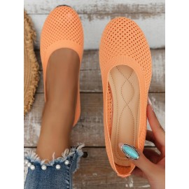 Breathable Hollow out Mesh Fabric Casual Shallow Shoes