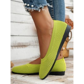 Breathable Hollow out Mesh Fabric Casual Shallow Shoes